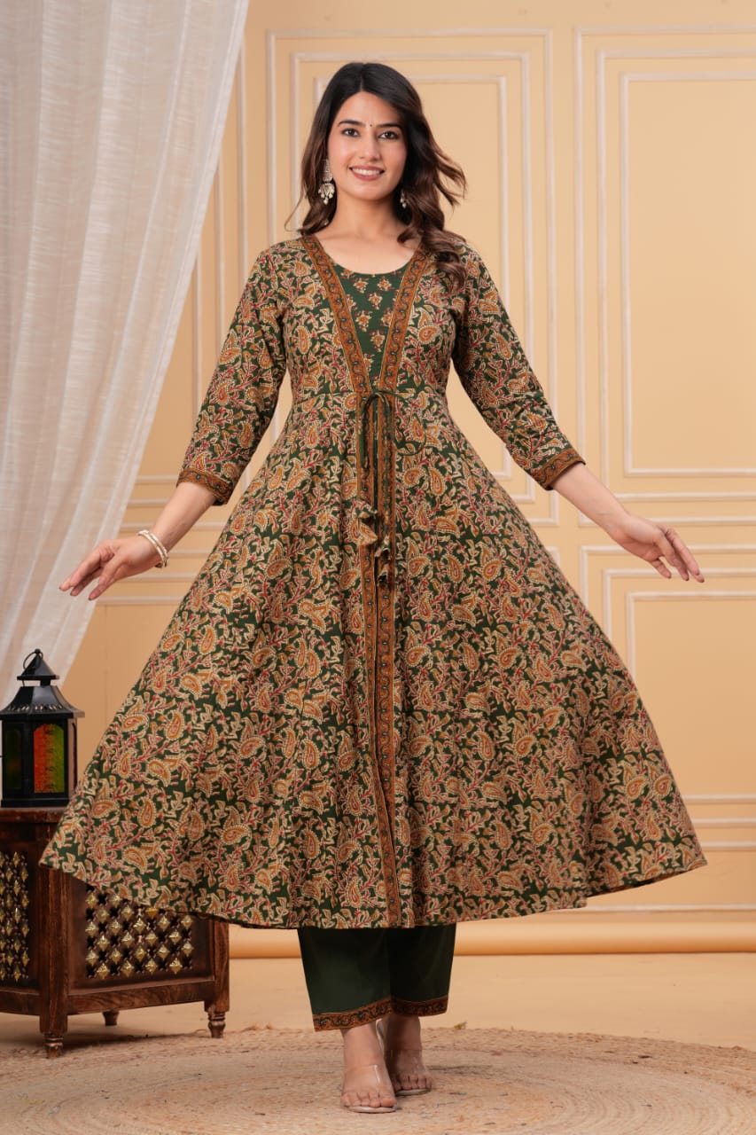 AZARAKHA  ANARKALI KURTI  SET
