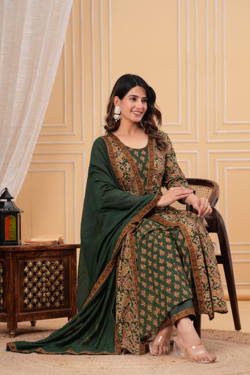 AZARAKHA  ANARKALI KURTI  SET
