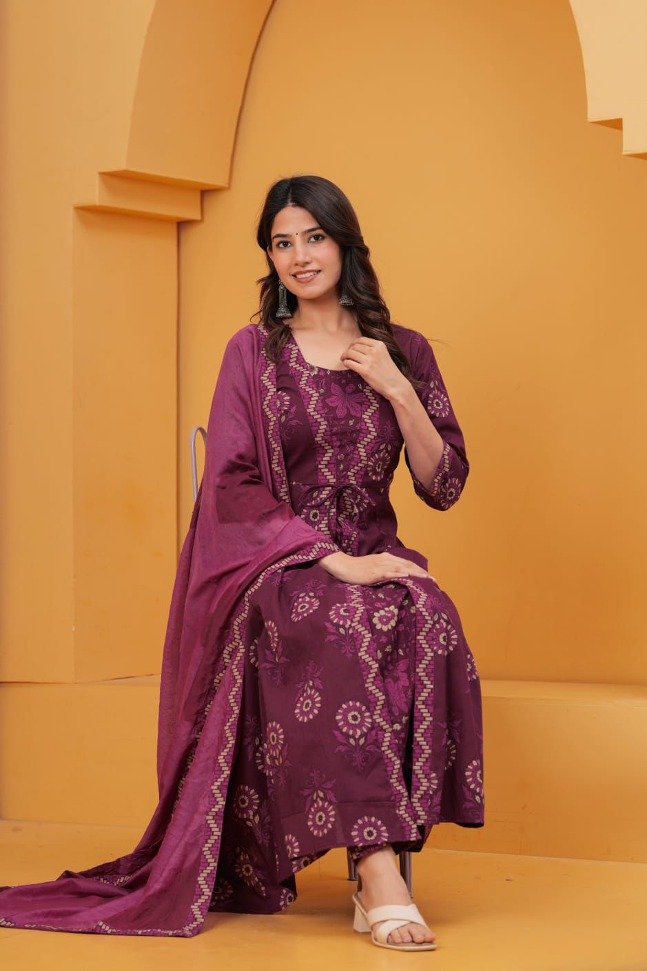 AZARAKHA ANARKALI KURTI SET