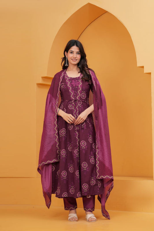 AZARAKHA ANARKALI KURTI SET