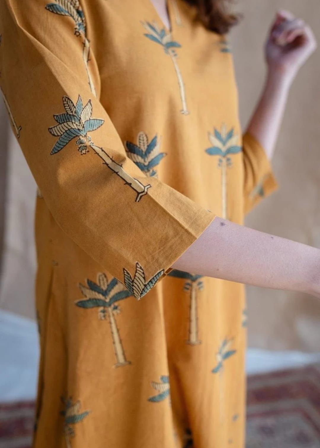 Ivory Pakistani Kurti Set