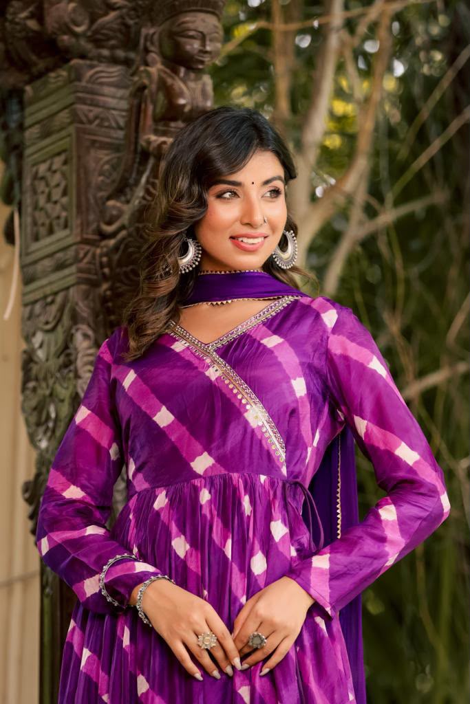 Rangrez Purple Festive Suit Set