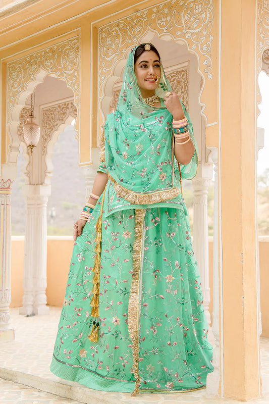 Ranisha Pink poshak  ( unstiched )