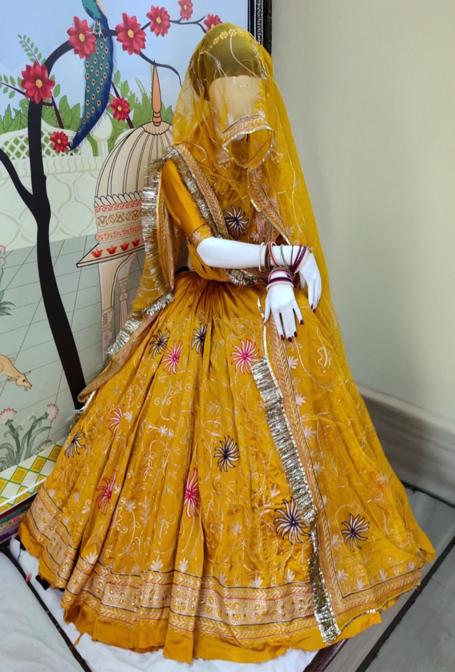 Zayra Rajasthani Lehenga Set