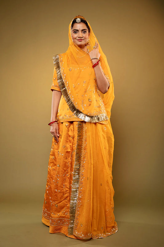 Chand Tari Powder Blue Poshak (unstiched)